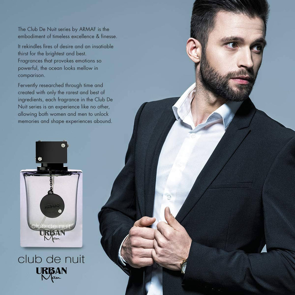 American Seair Imports - Armaf Club De Nuit Urban EDP Spray 3.4 FL.OZ For Men